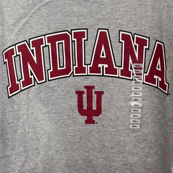 NWT University of Indiana Hoosiers NCAA Knights Apparel Tee Shirt, Small - Picture 2 of 3